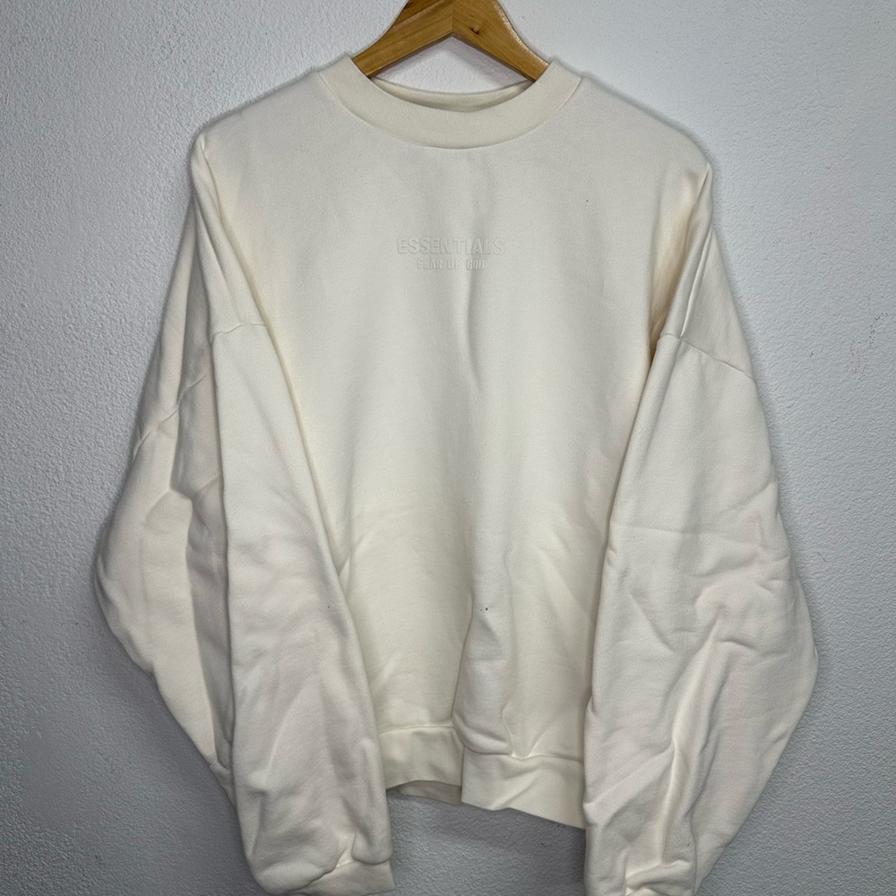 Essentials Off-White Men's Crewneck Sweater